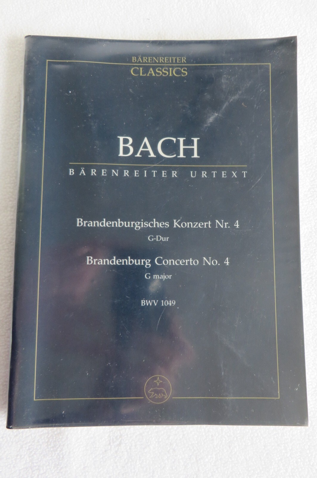 BWV 1049 Bach partition grand format pour éviter la fatigue visuelle des musiciens