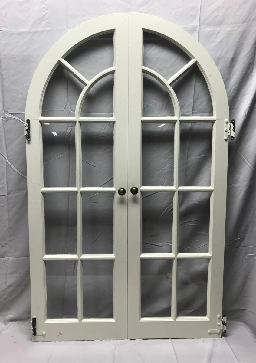 Arched cabinet 2024 with glass doors