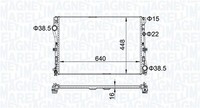 Magneti Marelli KüHler, MotorküHlung 350213205400 FüR MERCEDES-BENZ