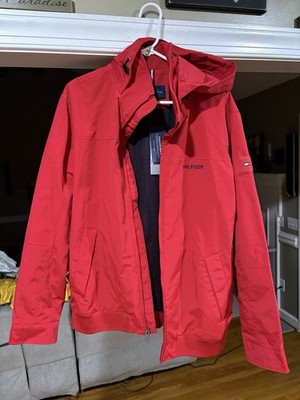 MEN'S TOMMY HILFIGER REGATTA YACHT JACKET WINDBREAKER  water resistant Large NWT