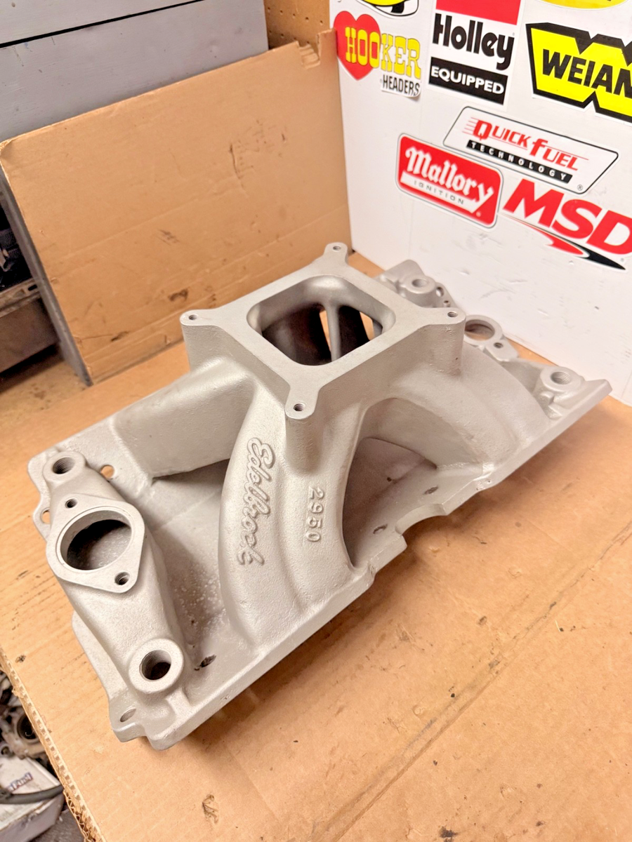 MANIFOLD パチーノ　シャーク箔貼り　新品未使用 Weiand 8125P Weiand Street Warrior Intake Manifolds | Summit Racing
