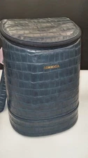 Corkcicle Eola Bucket Cooler Backpack Bag Navy Blue Croc NWT