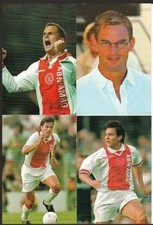 AJAX Photo Cards Complete Set 72 Pieces - Soccer Trading Cards Good Condition
