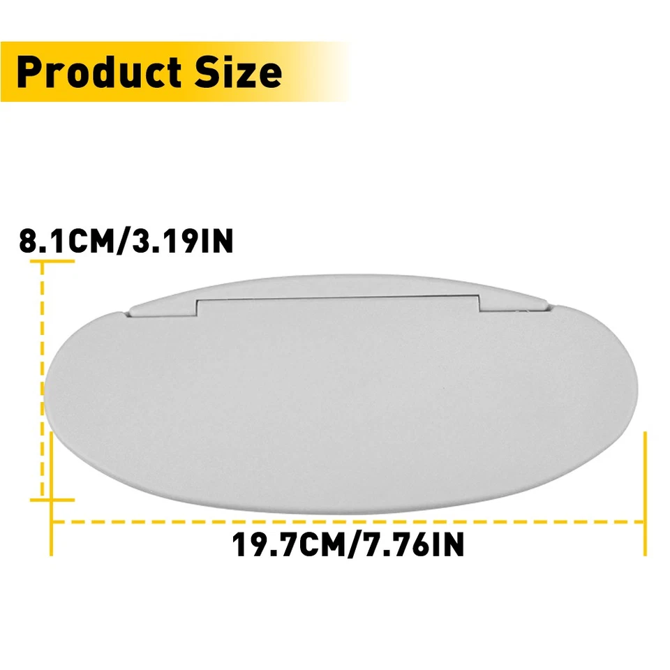 Parasol tocador espejo cubierta gris para BMW mini R55 R56 R60 2007 2008 2007-2014 Foto 4 de 4