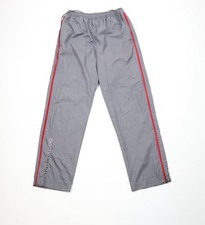 Vtg Nike Mens L Distressed Travis Scott Mini Swoosh Wide Leg Windbreaker Pants