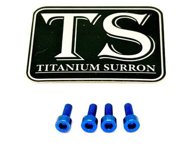 Titanium Baja Designs Headlight Cover Plate Bolts (4)