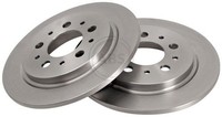 2X Bremsscheibe Hinten ABS 15955 FÜR Volvo Bremsscheiben Scheibenbremse
