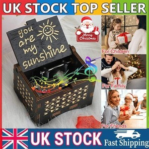 Cottage Garden – Scatola Musicale Portagioie In Legno Scuro 'You Are My Sunshine', Con Spazio Per Foto 4x6 - 3