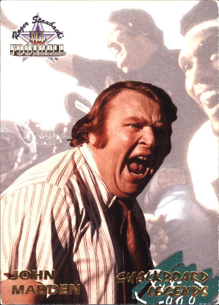 1994 Ted Williams Roger Staubach's NFL John Madden #68 Oakland Raiders