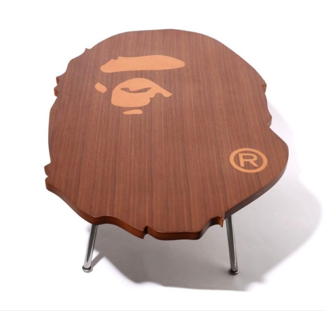 BAPE HOME APE HEAD WOODEN COFFEE TABLE | eBay