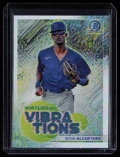KEVIN ALCANTARA 2022 BOWMAN VIRTUOSIC VIBRATIONS RC CHICAGO CUBS #VV-11 INSERT