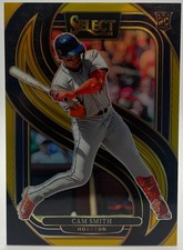 2025 Panini Select Premier Level Cam Smith RC Gold Prizm /10 #199