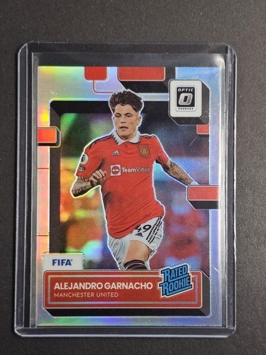 2022-23 Panini Donruss Optic Soccer ALEJANDRO GARNACHO Silver Prizm RC #199