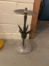 Design Shisha Gunmetal / Anthrazit | 4 Anschlüsse | Edelstahl Wasserpfeife