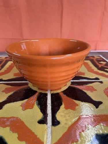 Bauer Pottery RINGWARE Orange Mixing Bowl #36 - 5” Diameter