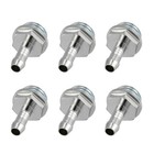 6 Pack Barb Fittings Connector Replacement Parts For PC Water Tank Cooling
