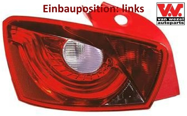 VAN Wezel 4919933 Heckleuchte Links RüCklicht Hecklicht RüCkleuchte FüR Seat-image