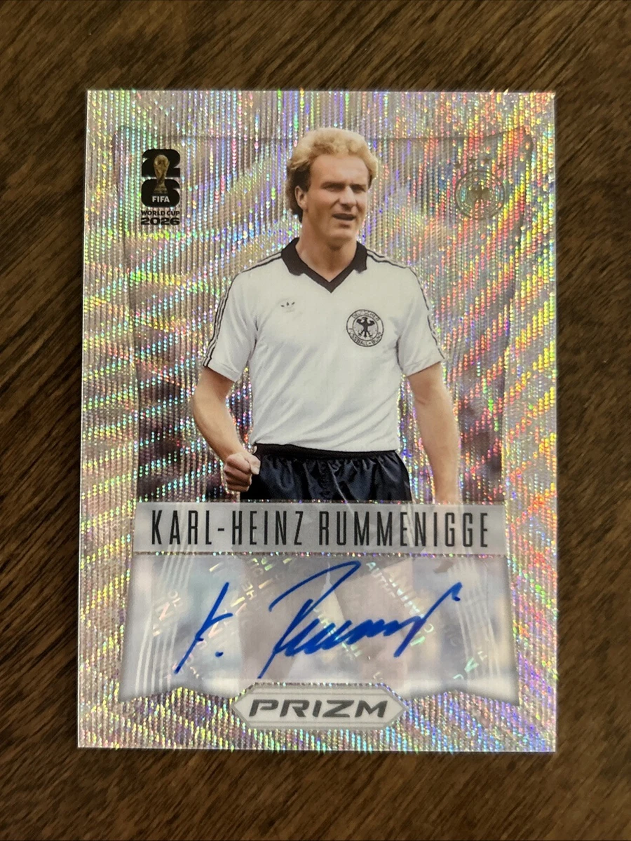 Karl-Heinz Rummenigge Autographed Soccer Sports Trading Cards