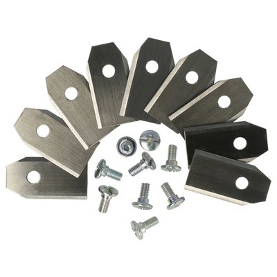 9 Messer Klingen für Yard Force EasyMow 260B MB800 MB400 Rasenmäher 6,7cm