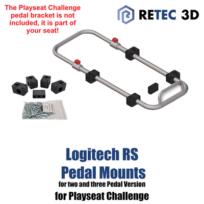 Playseat Challenge Mod - Logitech RS Pedal Mounts