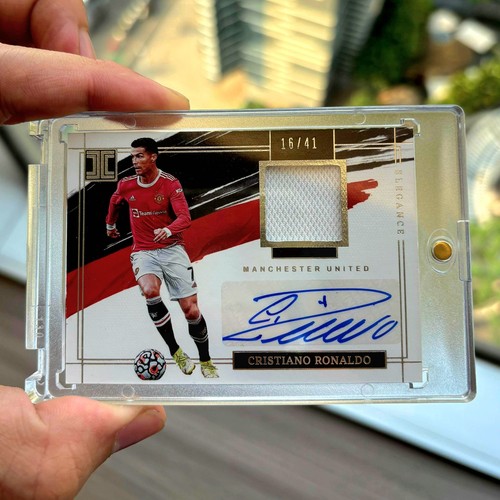 2021 Panini Impeccable Cristiano Ronaldo Elegance Jersey Auto /41 Excellent Auto