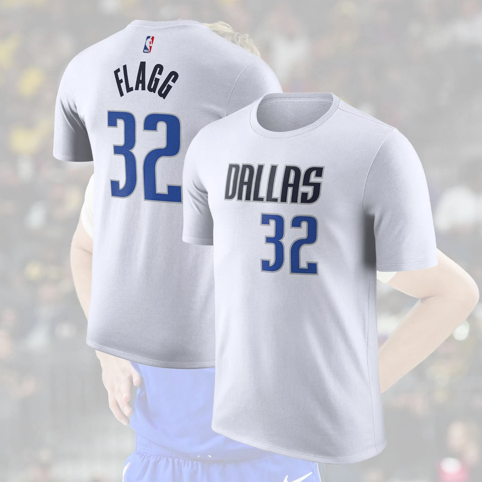 Dallas Mavericks 2025 Name & Number Double Sided T-Shirt