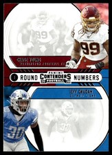 2020 Panini Contenders Round Numbers Chase Young / Jeff Okudah Rookie Washington