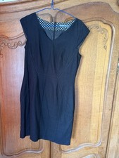M&S Black Fitted Dress Size S – Short Sleeve