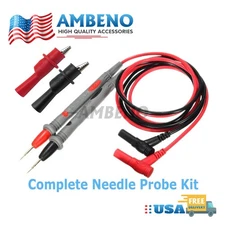 Multimeter Test Leads FOR Fluke Meter Electrical Alligator Clip Probes 1000V 20A