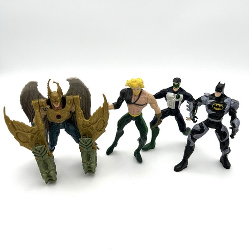 Figuras de Batman Batman Armadura fractal Linterna Verde Halcón Justicia Total Aquaman - Imagen 1 de 24