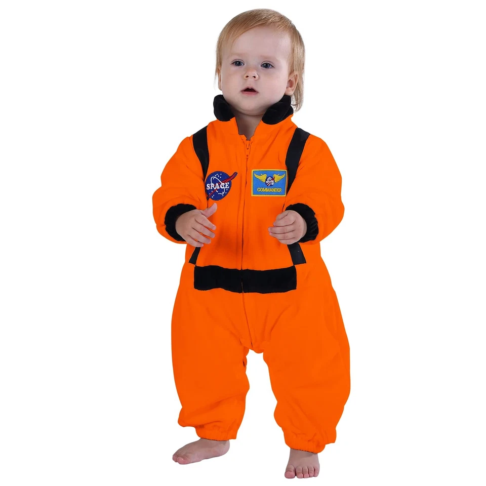 Disfraz de Astronauta, Bebé Espacio Cosplay Infantil Niños Niñas, Recién Nacido Halloween Su... Foto 2 de 4