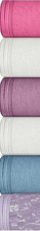 Talla 7 Fruit of the Loom FIRMA HI-CUTS 6PK 60% cuna/40% poliéster en uva brumosa + regalo Foto 2 de 4