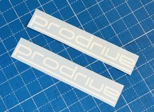 Subaru 555 PRODRIVE  White  X2 110mm  Stickers DECALS FOR WRX WRC  STI  IMPREZA