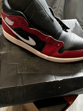 Jordan Air Jordan 1 Mid Gym Red Black White Leather DQ8426-061 Men's Sneaker