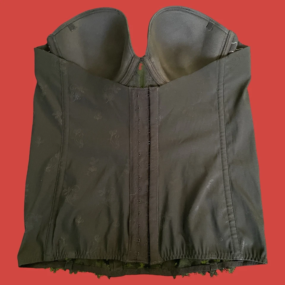 Bustier Simone Perele Mujer Talla 36C Negro Encaje Deseo Suave-Copa Sumergida *sin Correa Foto 2 de 4