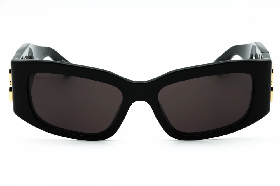 Gafas de sol BALENCIAGA BB0360S 005 marco negro lentes grises 56 mm Foto 2 de 4