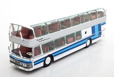 Hachette 1/43 Neoplan NH22 Skyliner silver/white/blue 1983 bus