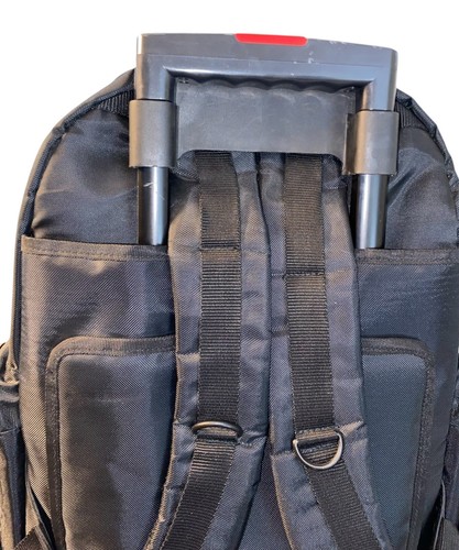 Ohio State Buckeyes Handle & Wheels Large Backpack Bag Used Once - Picture 5 of 10
