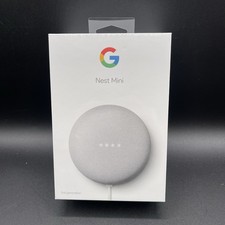 New Google Nest Mini 2nd Generation chalk GA0...