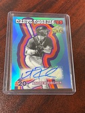 Andrew Fischer 2026 Leaf Metal Baseball Auto 5/8