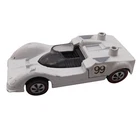 Vintage 1969 Hot Wheels Redline Chaparral 2G White Diecast Car w/ Canopy & Decal
