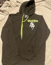 Ghost Face Hoodie Scream Movie Black Pullover Bioworld Sweatshirt Medium