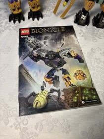 LEGO Bionicle 70789 + Ninjago 70723 Partial Build Mech Lot Incomplete