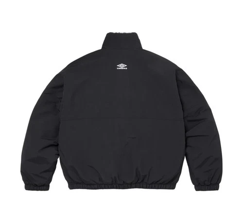 Supreme Umbro Reversible Faux Fur Pullover Jacket Black New In Hand FW26 image 3