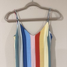 REFORMATION Rainbow Spaghetti Strap Slip Dress. Excellent condition. Size small
