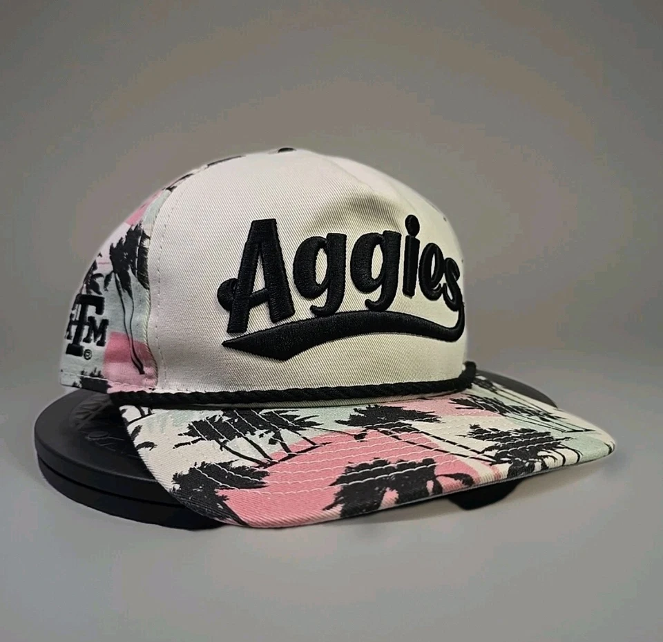 Texas A & M Aggies гольфист шляпа - пальма дерево печати - новый с Ярлыками веревки бейсболки - новая эра - Изображение 2 из 4