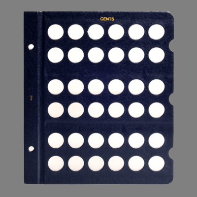 Whitman US/Canada Small Cent / Penny Coin Album Page Blank #9142