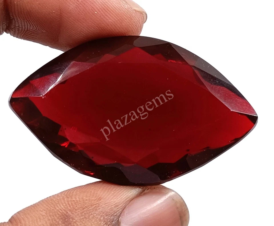 RED Moldavite 118.80 Ct EGL Certified MARQUISE Shape Loose Gemstone 5ATI - Image 2 of 4