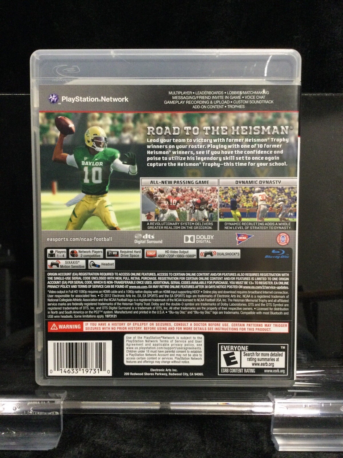 NCAA Football 13 (Sony PlayStation 3, 2012)CIB Complete eBay