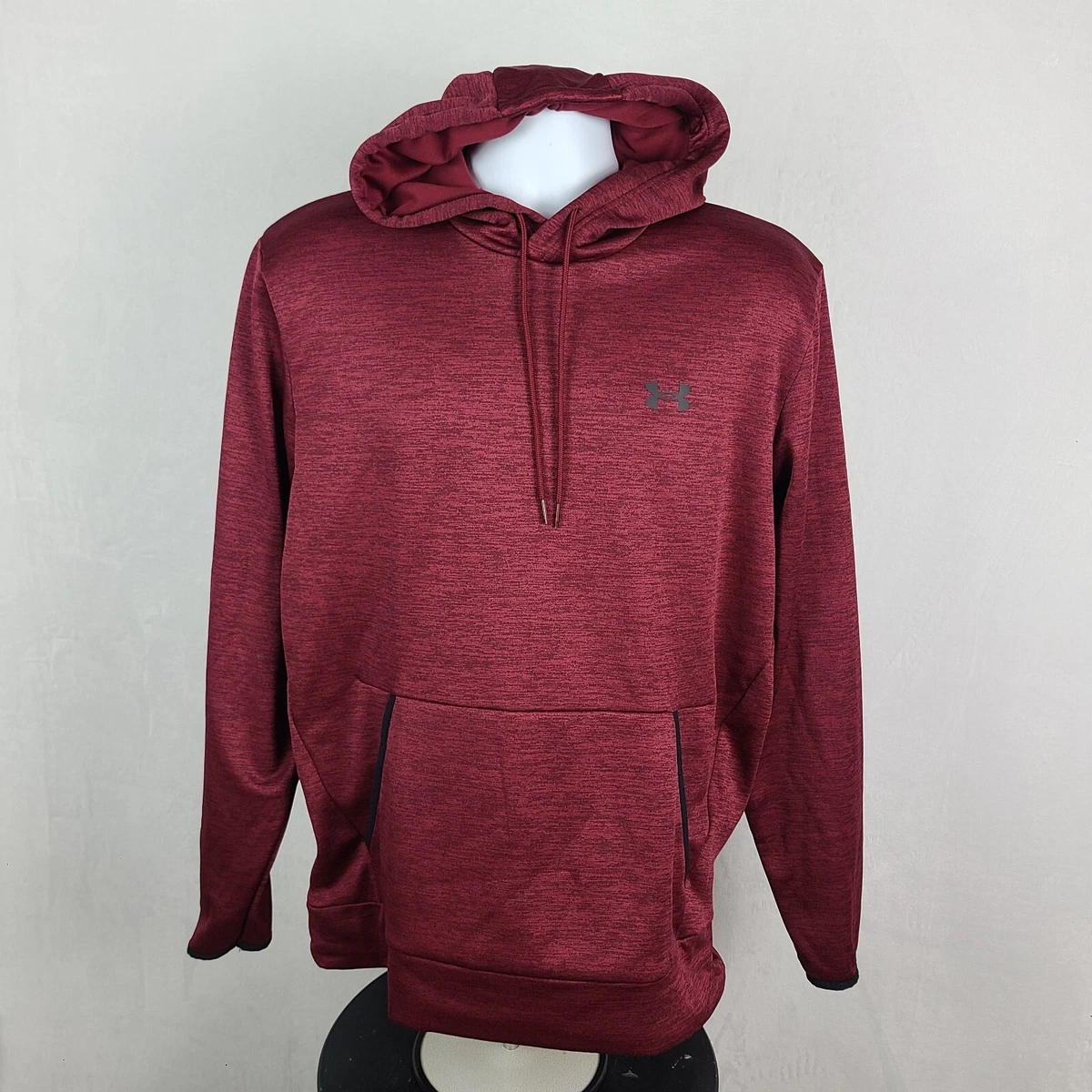 Dark red online hoodie mens